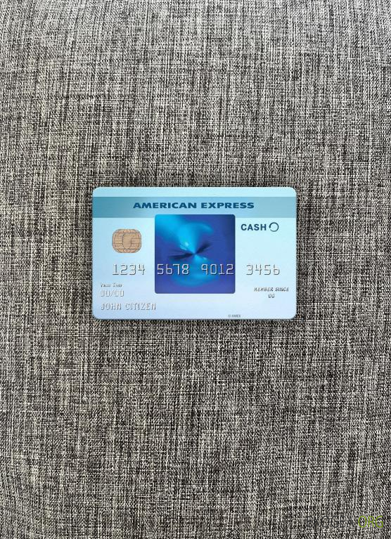 USA Commerce Bank AMEX blue cash carte de tous les jours photolook ,